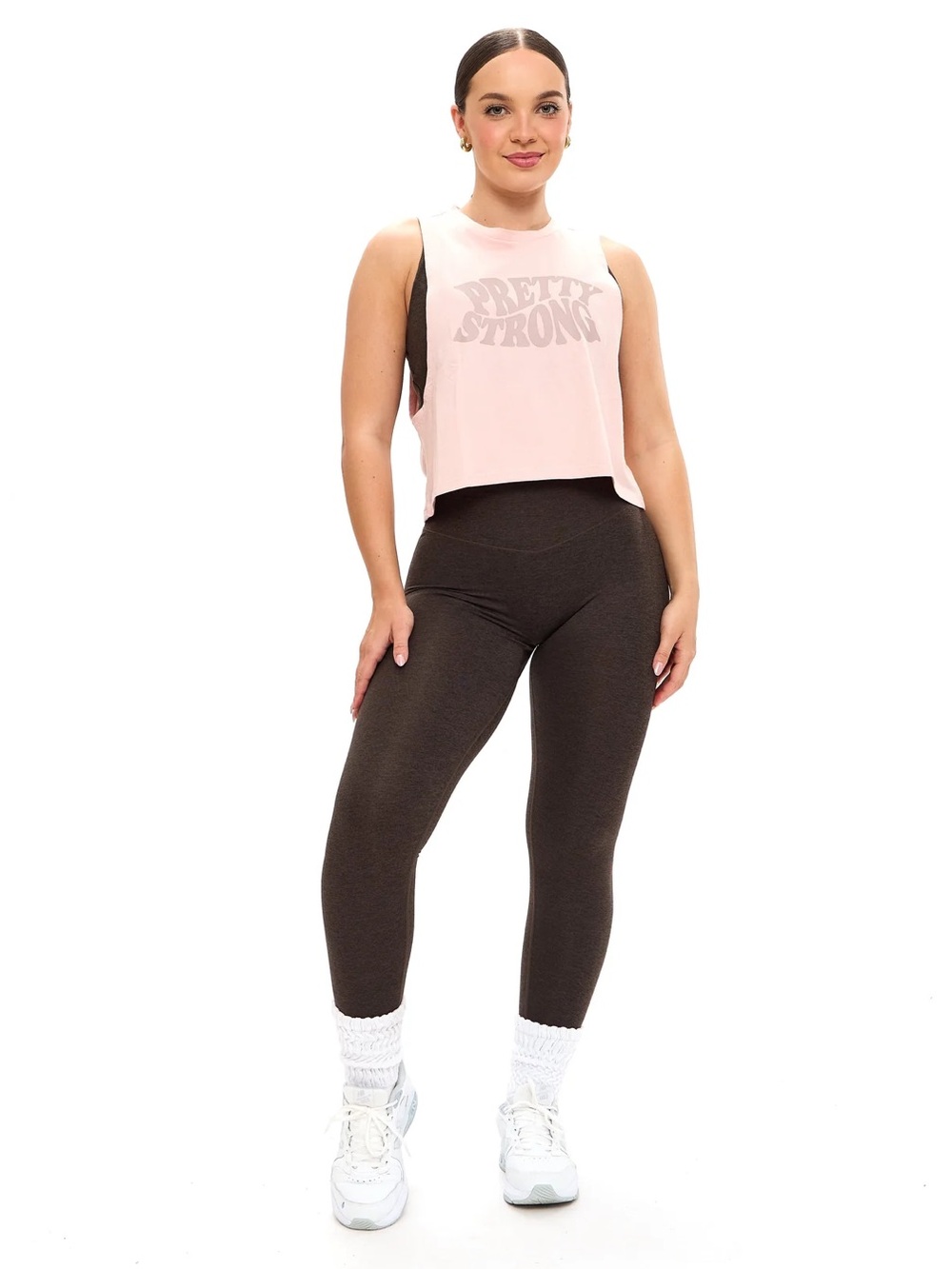 NWT Buff Bunny Pretty Crop Tank L/XL